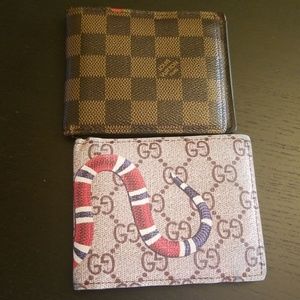 Designer wallets 2 for 1